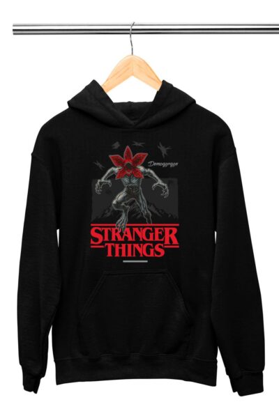 Demogorgon stranger things felirat gyerek pulóver