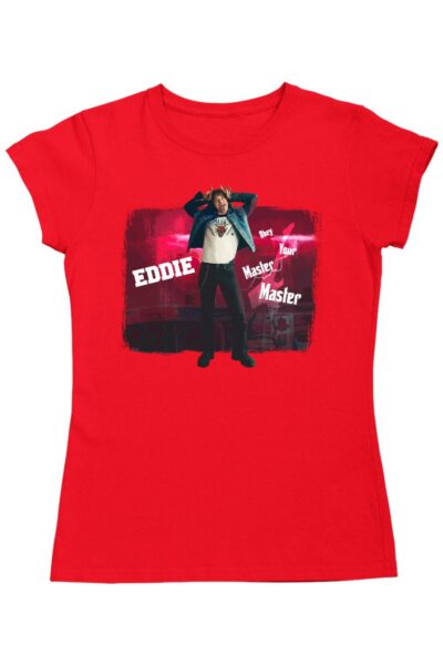 Eddie póz stranger things női póló