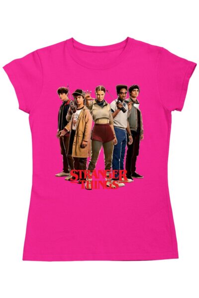 Stranger Things csapat Elevennel női póló