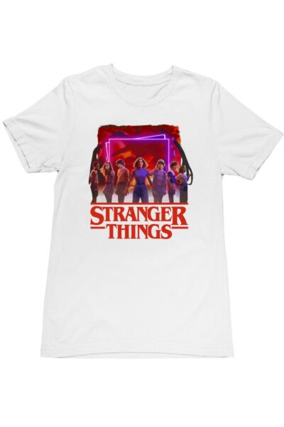Stranger Things karakterek színes férfi póló