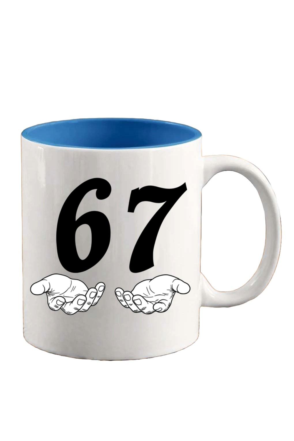 Six seven kéz bögre